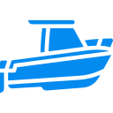 small sideways boat